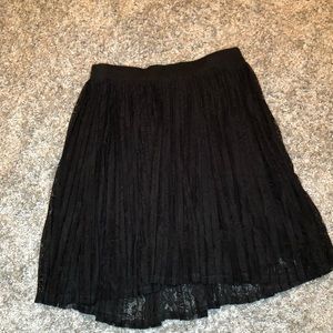 Torrid size 2 black lace skirt